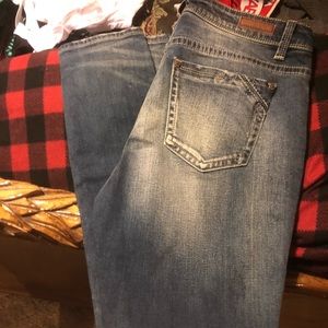 Mens buckle black skinny jeans